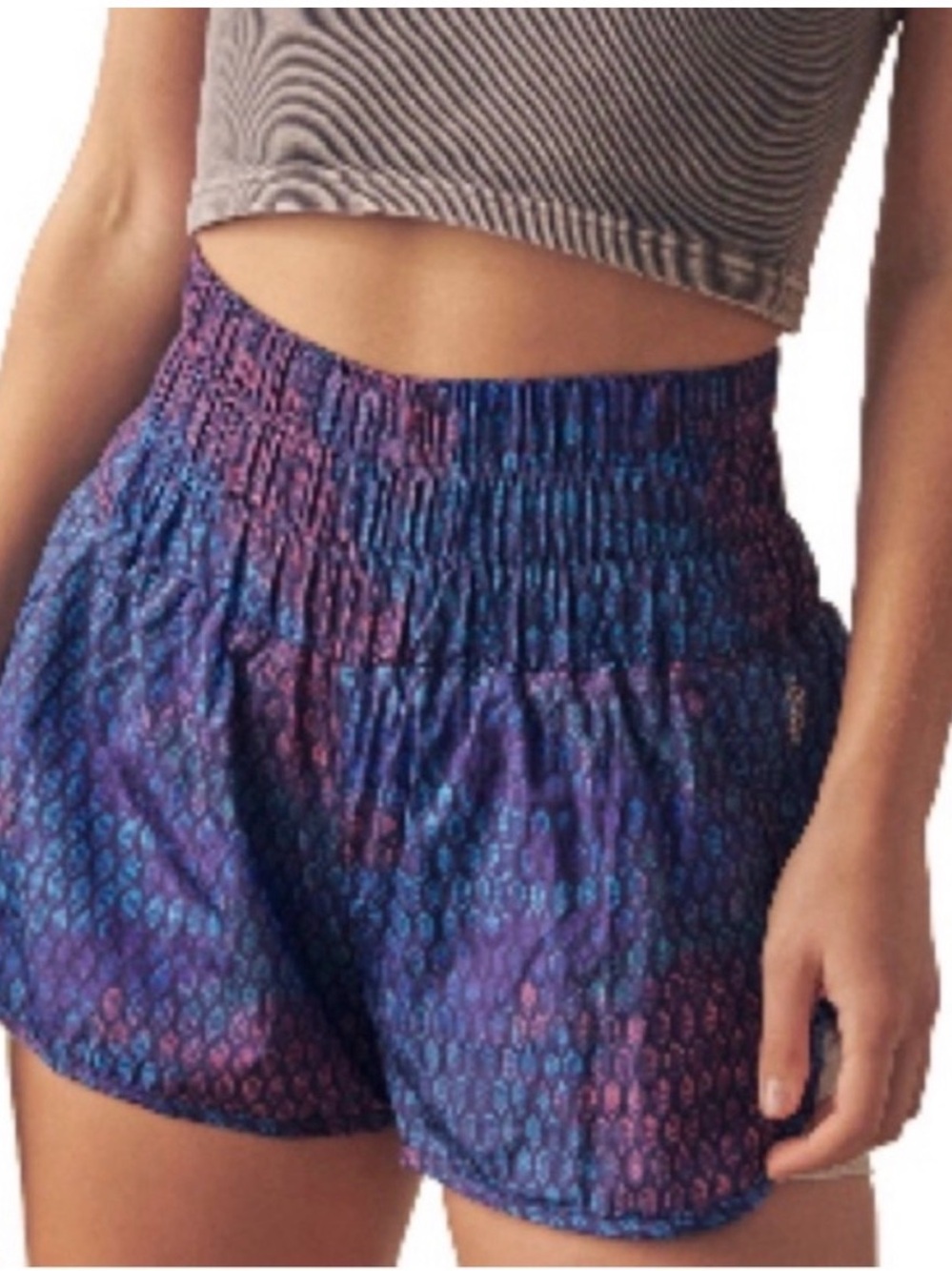 FP Movement by Free People The Way Home Shorts in the Marianas Combo colorway.